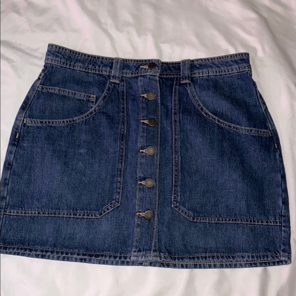 Old Navy Dark Blue Mini Skirt